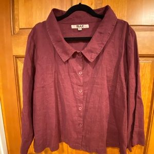 Flax light weight linen jacket